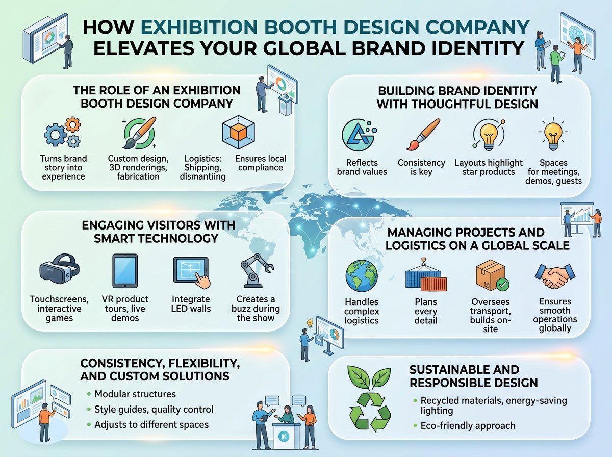 How Exhibition Booth Design Company Elevates Your Global Brand Identity